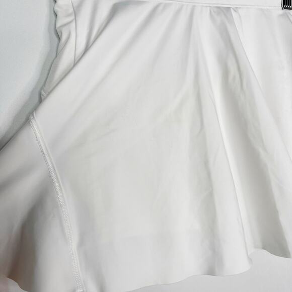 Athleta XSmall XS White Match Point Skort Tennis Run Golf Internal Shorts Pocket - Picture 7 of 12